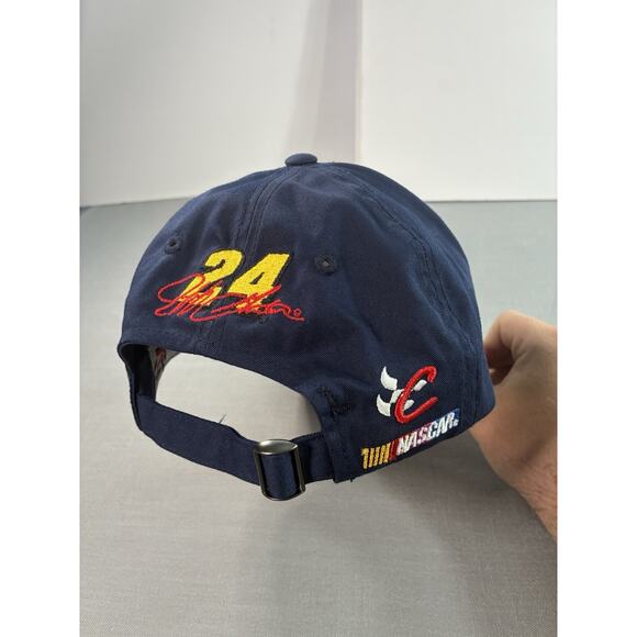 Vintage DuPont Motorsports Jeff Gordon #24 NASCAR Flame Brim Hat Chase Auth - Picture 4 of 7
